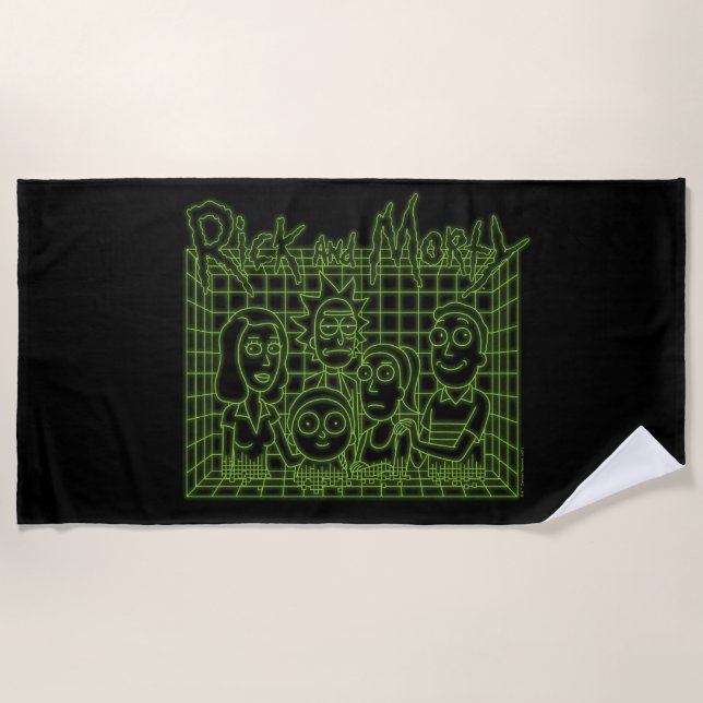 Smith Family Digital Hologram Beach Towel (Front)