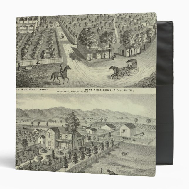 Smith, Herman residences, store Binder (Front/Inside)