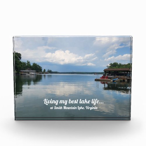 Smith Mountain Lake Photo Block Decor