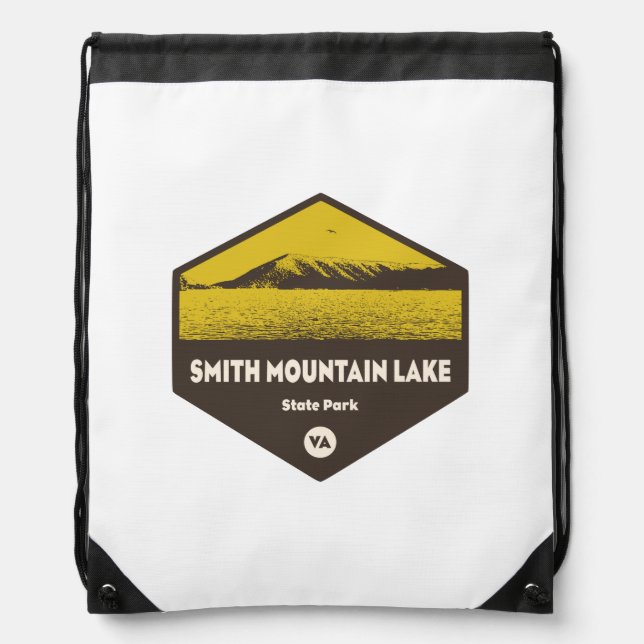 Smith Mountain Lake State Park, Virginia Drawstring Bag (Front)
