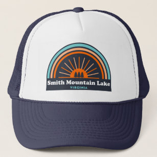 Smith Mountain Lake Virginia Rainbow Trucker Hat