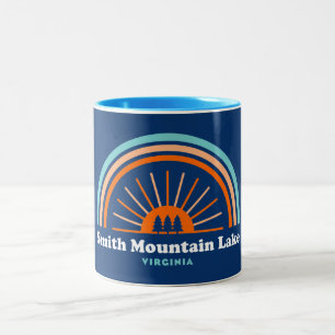 Smith Mountain Lake Virginia Rainbow Two-Tone Coffee Mug