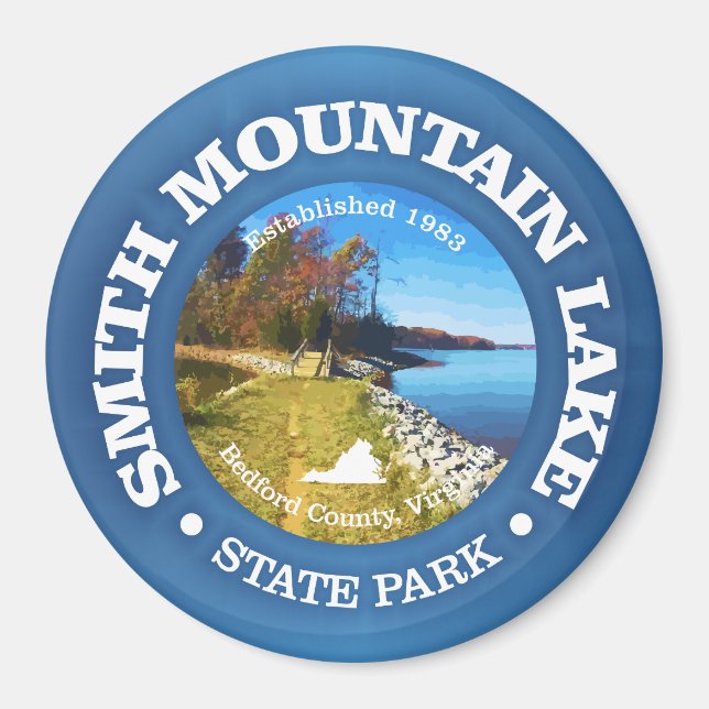 Smith Mountain SP Magnet (Front)