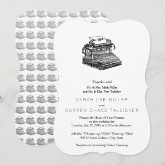 Smith Premier No. 2 Typewriter Invitation