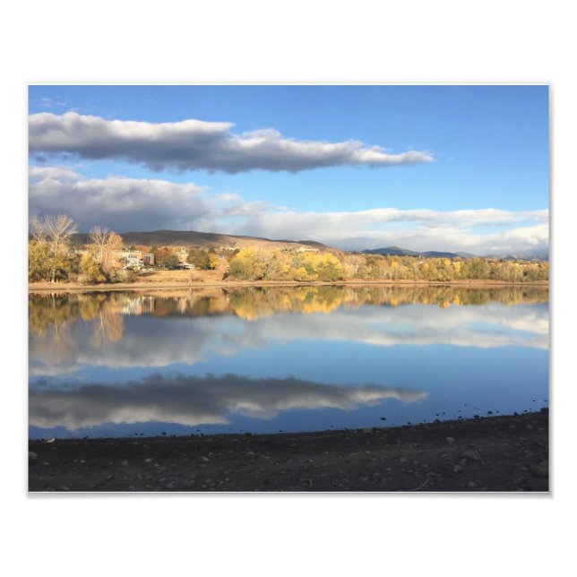 Smith Reservoir Reflections Photo Print (Front)