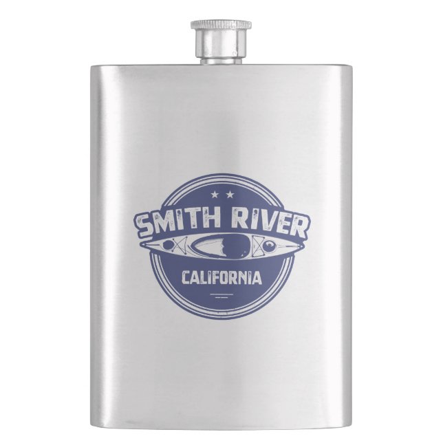 Smith River California Kayaking Flask (Front)