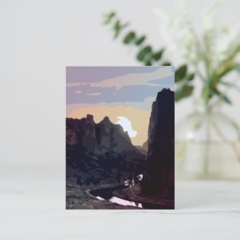 Smith Rock At Sunset Postcard by Egg_Tooth at Zazzle