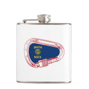 Smith Rock Climbing Carabiner Flask