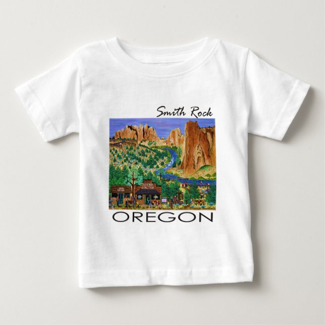 Smith Rock ~ Oregon Baby T-Shirt (Front)