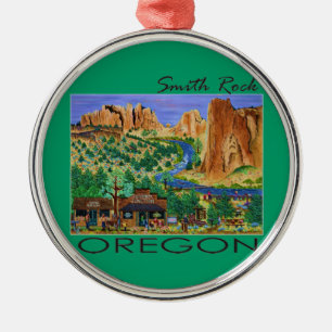 Smith Rock ~ Oregon Metal Ornament