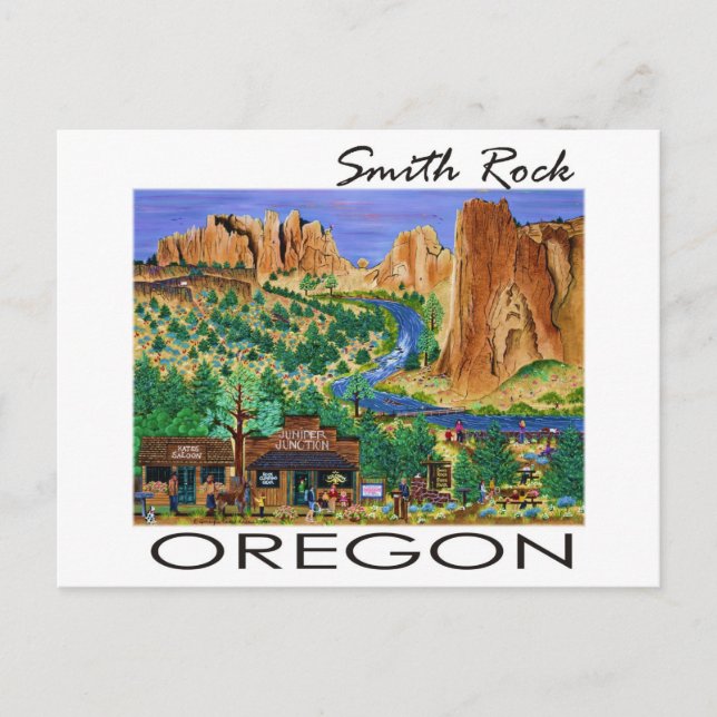 Smith Rock ~ Oregon Postcard (Front)