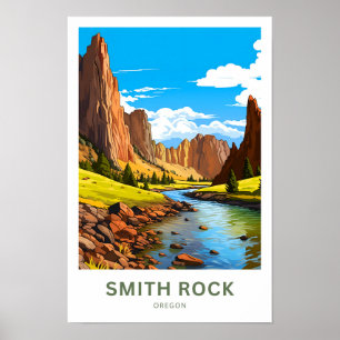 Smith Rock Oregon Travel Print
