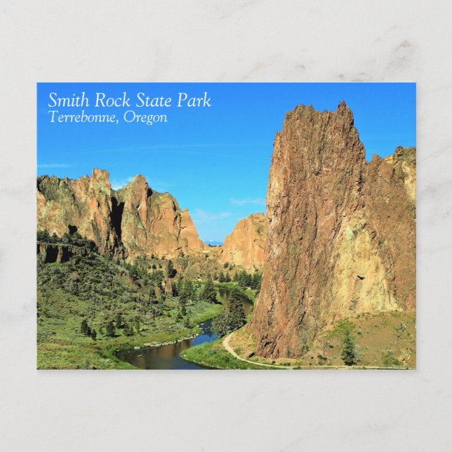 Smith Rock State Park, OR Postcard (Front)