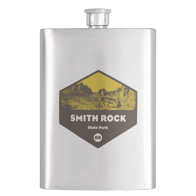 Smith Rock State Park Oregon Flask (Front)