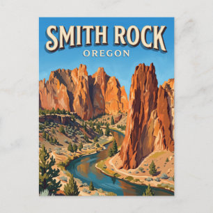 Smith Rock State Park Oregon Postcard
