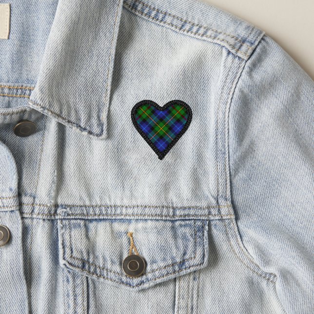 Smith Scottish Clan Tartan Plaid Pattern Patch (On Jacket)