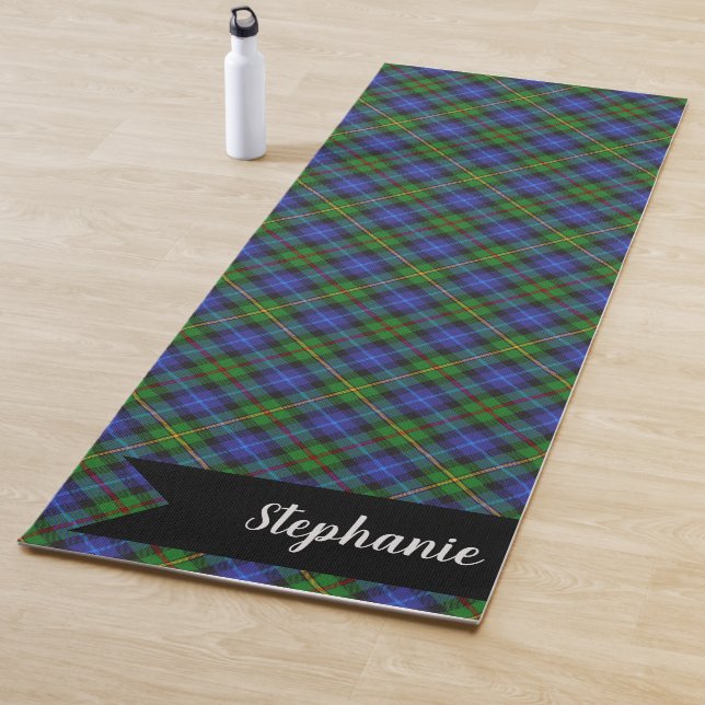 Smith Scottish Family Tartan Plaid Pattern Yoga Mat (In Situ)
