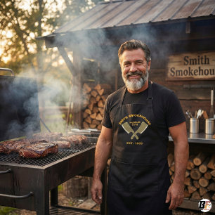 Smith Smokehouse Premium Cuts Custom BBQ Pitmaster Apron