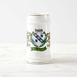 Smith/Smyth Irish Shield Beer Stein
