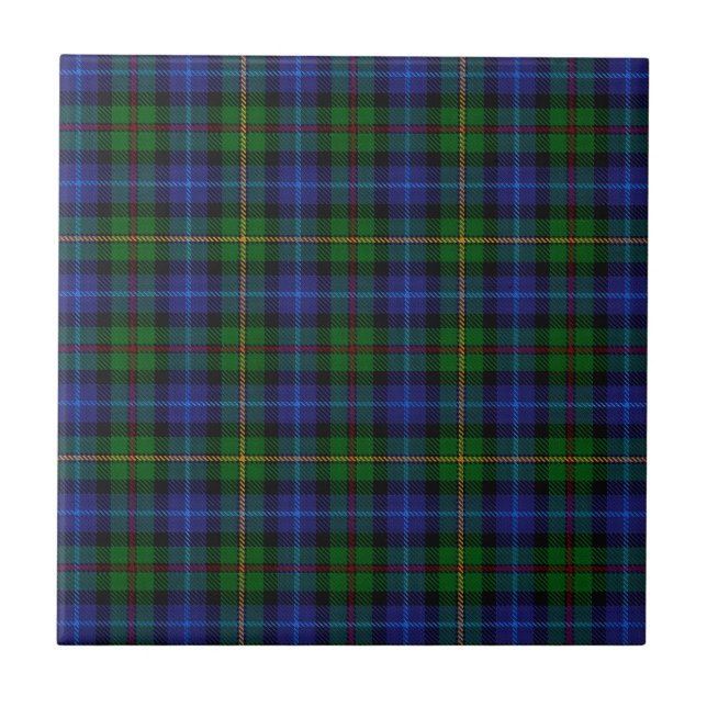 Smith Tartan Ceramic Tile (Front)