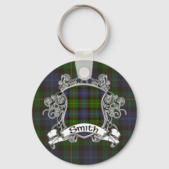 Smith Tartan Shield Keychain (Front)