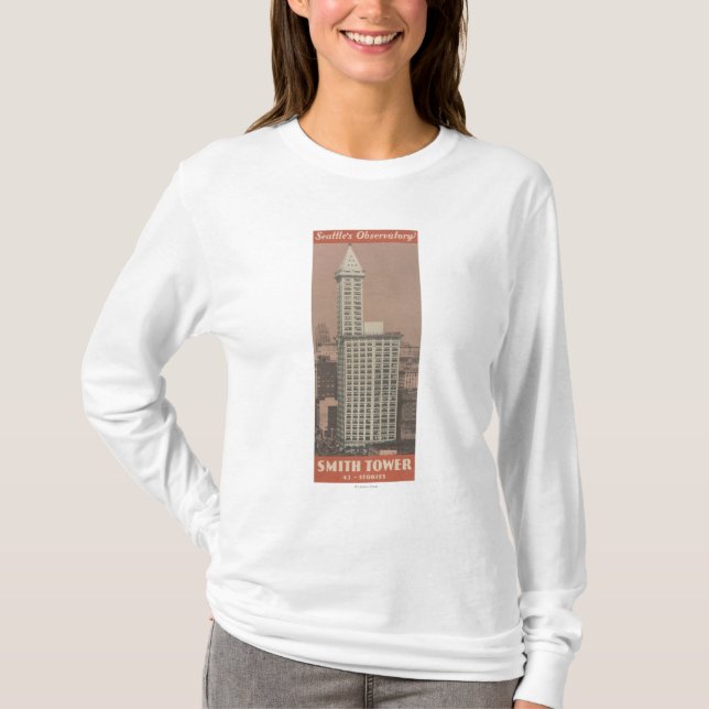 Smith Tower, Seattle's Observatory T-Shirt (Front)