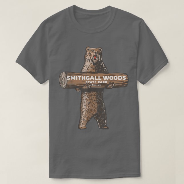 Smithgall Woods State Park Georgia GA Bear Vacatio T-Shirt (Design Front)