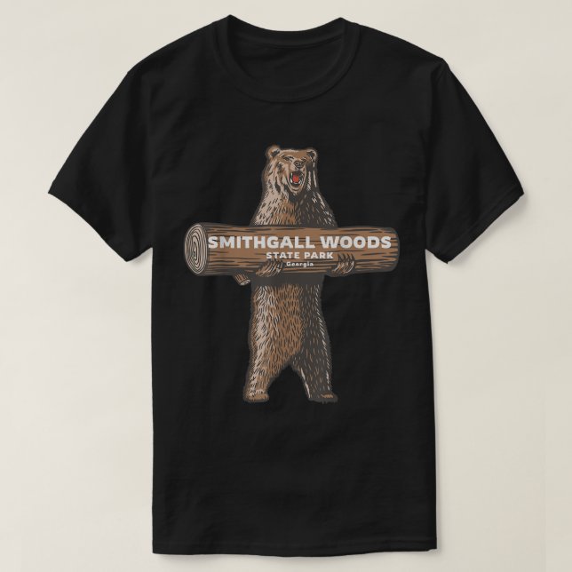 Smithgall Woods State Park Georgia GA Bear Vacatio T-Shirt (Design Front)