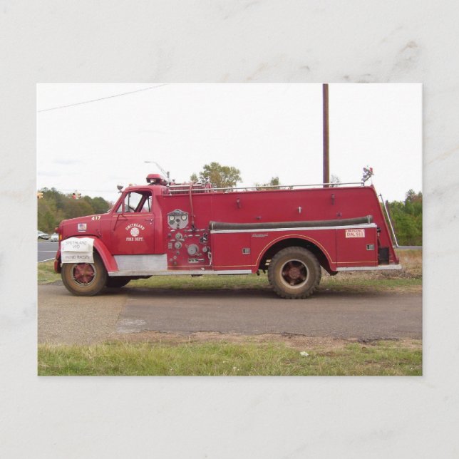 Smithland Volunteer Fire Department Postcard #4 (Front)