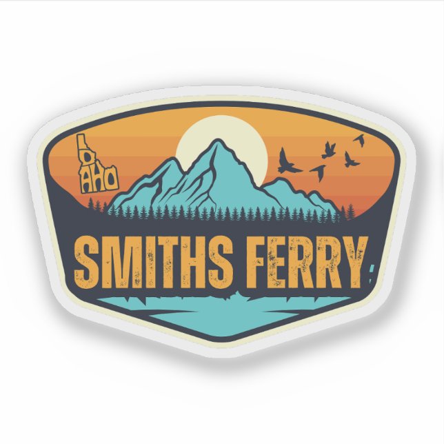 Smiths Ferry, Idaho Sticker (Front)