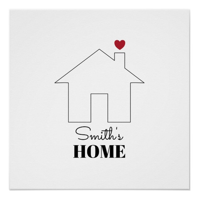 Smith's Home with Heart Poster (Front)