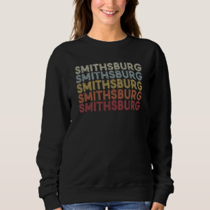 Smithsburg Maryland Smithsburg MD Retro Vintage Te Sweatshirt
