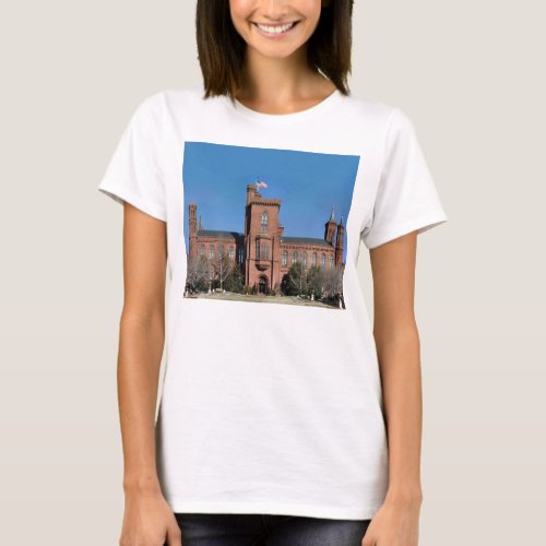 Smithsonian Castle in Washington DC T_Shirt