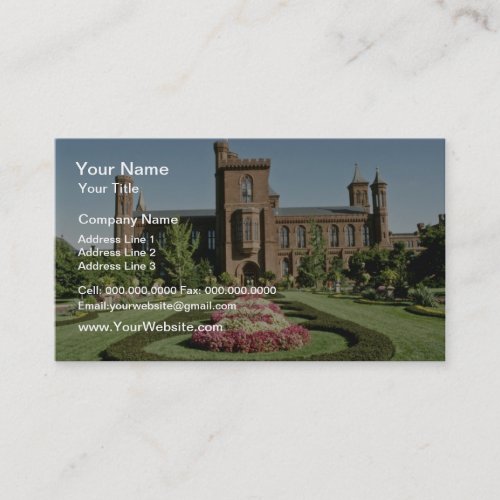 Smithsonian Institute and Enid Haupt Garden Business Card