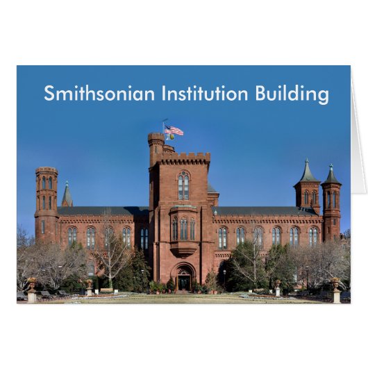 Smithsonian Institution Building in Washington, DC Cards (Front Horizontal)