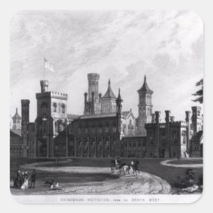 Smithsonian Institution from the South West Square Sticker
