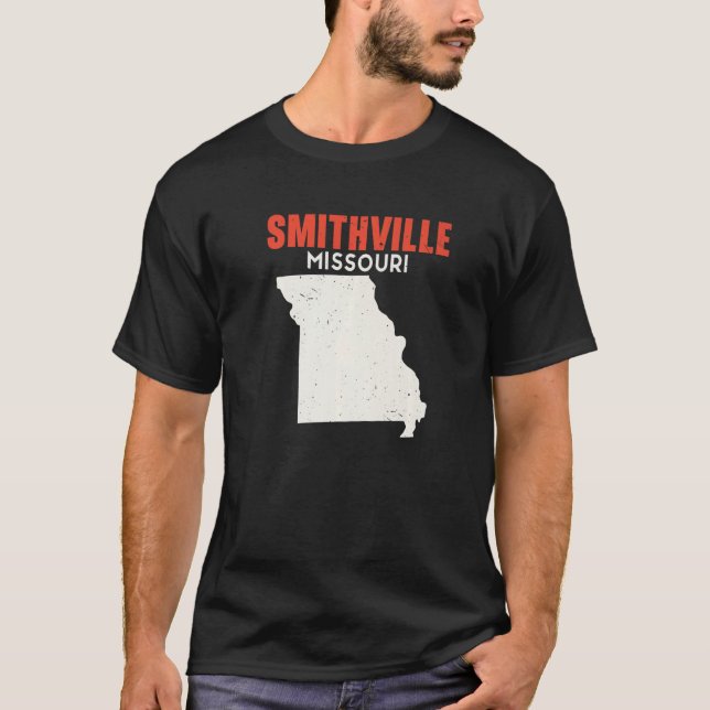 Smithville Missouri USA State America Travel Misso T-Shirt (Front)