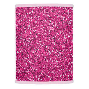 Smitten Pink Glitter Lamp Shade