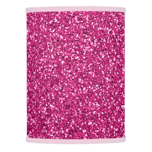 Smitten Pink Glitter Lamp Shade