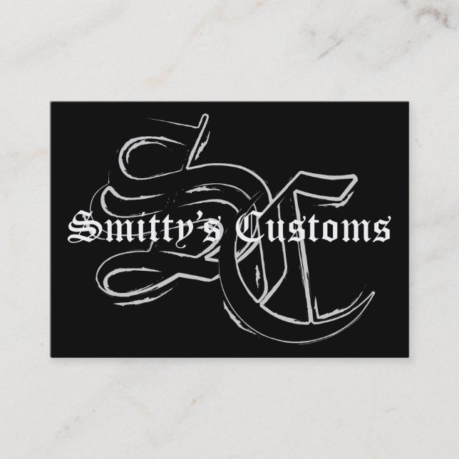 Smitty's Customs - Business Cards (Front)
