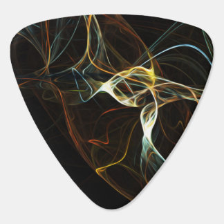 Smoke Abstract Art Guitar Pick