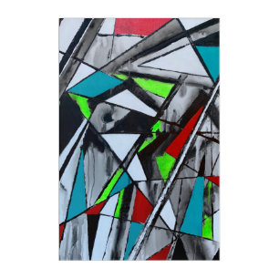 Smoke and Mirrors 24 x 36 Acrylic Wall Art