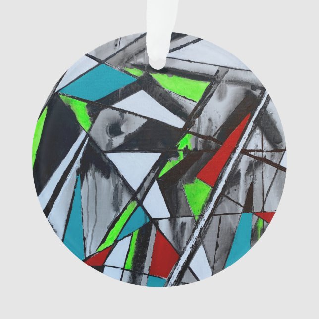 Smoke and Mirrors Acrylic Ornament (Front)