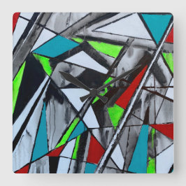 Smoke and Mirrors Wall Clock