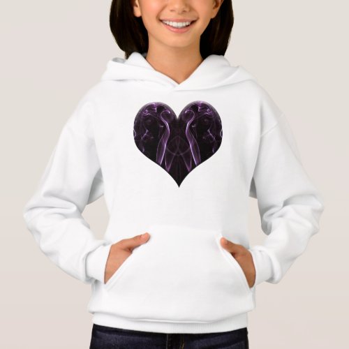 Smoke Art Purple Heart 4911 Hoodie