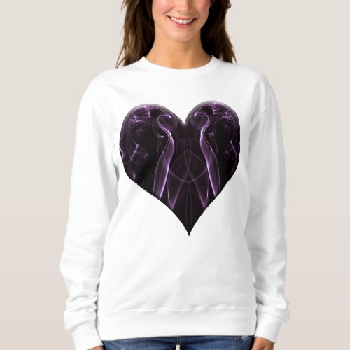 Smoke Art Purple Heart 4911 Sweatshirt