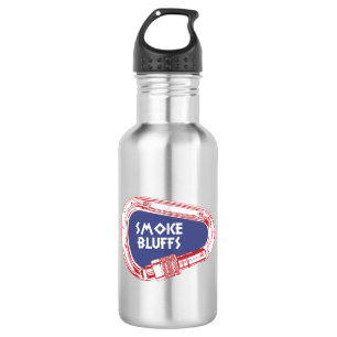 Smoke Bluffs Climbing Carabiner Stainless Steel Water Bottle
