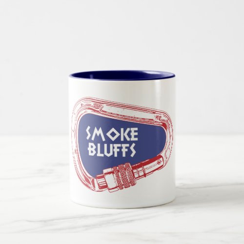 Smoke Bluffs Climbing Carabiner Two_Tone Coffee Mug
