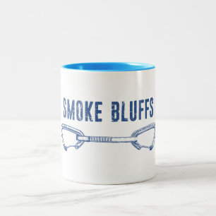 Smoke Bluffs Rock Climbing Quickdraw Two-Tone Coffee Mug