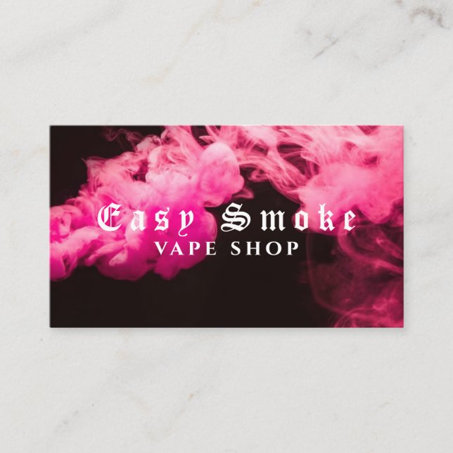 Smoke Business Cards (Front)